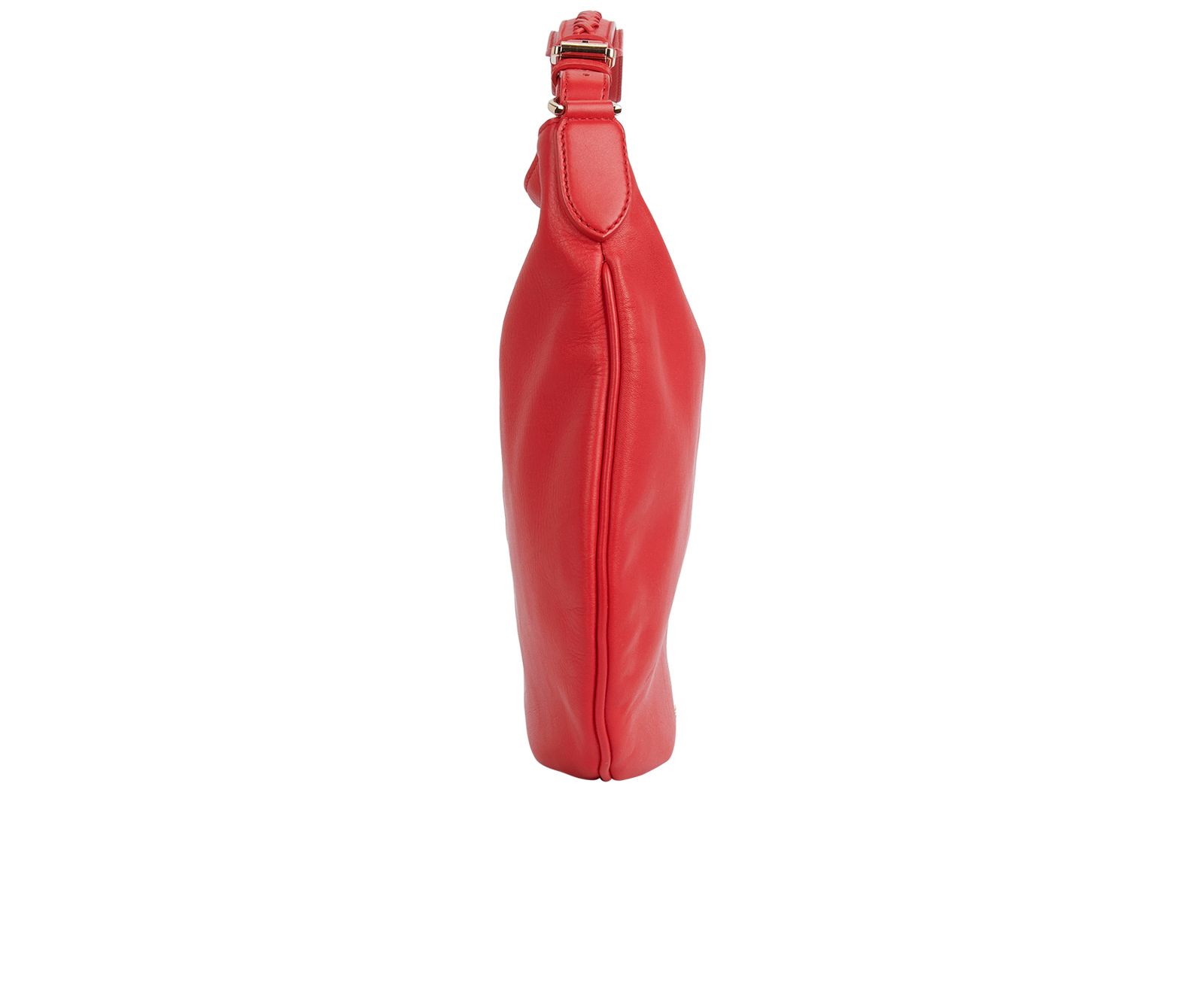 Hobo Bag, &pound;250, Handbags, Red, Leather, Side view